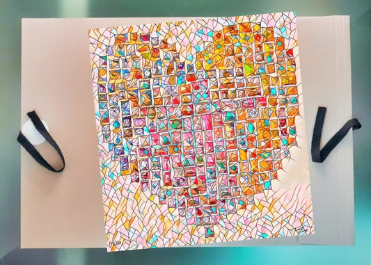 The Hearts of Arabia Red Heart Artwork - Mahabbah