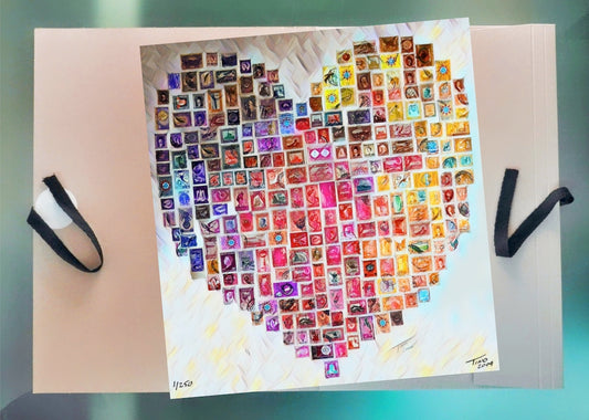 The Hearts of Arabia Red Heart Artwork - Rohi