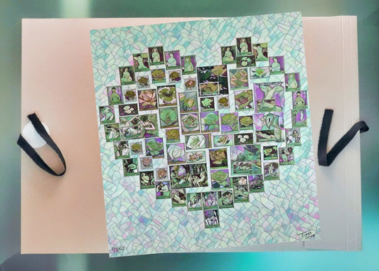 The Hearts of Arabia Women & Flowers Heart Artwork - Mahabbah