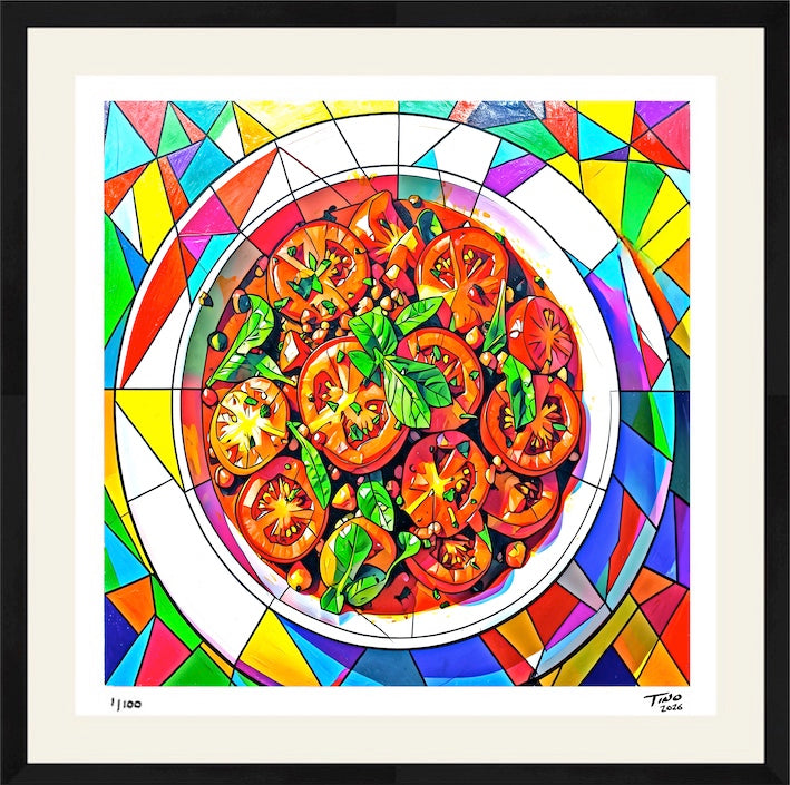 The Cubist Kitchen Artworks - The Tomato Piece