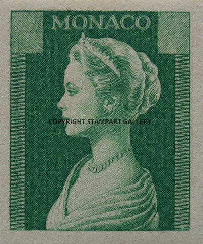 Monaco Grace Kelly Aesthetic Artwork - Vert bleuatre