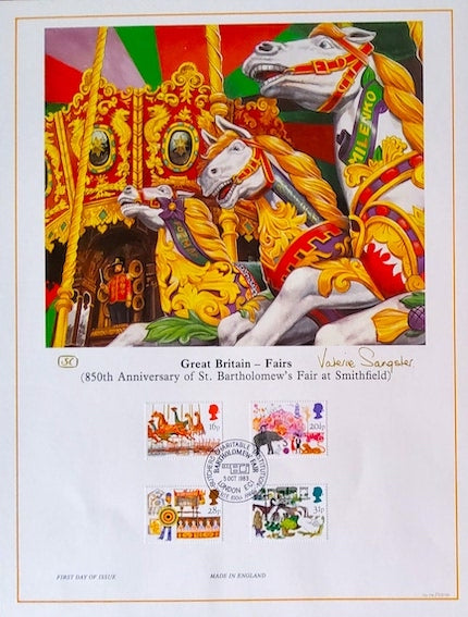 The Sumner Artwork with Lithograph & First Day Stamps - Fairs (850th Anniversary Edition)