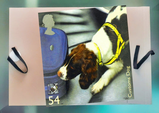 The 2008 Working Dogs Mint Stamp with Artwork - Customs Dog