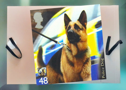 The 2008 Working Dogs Mint Stamp with Artwork - Police Dog