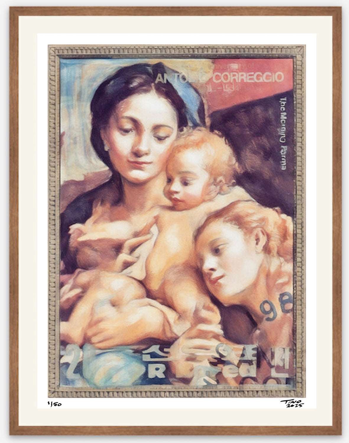 The 1983 North Korea 450th Anniversary of Antonio Correggio - The Morning Parma v1a