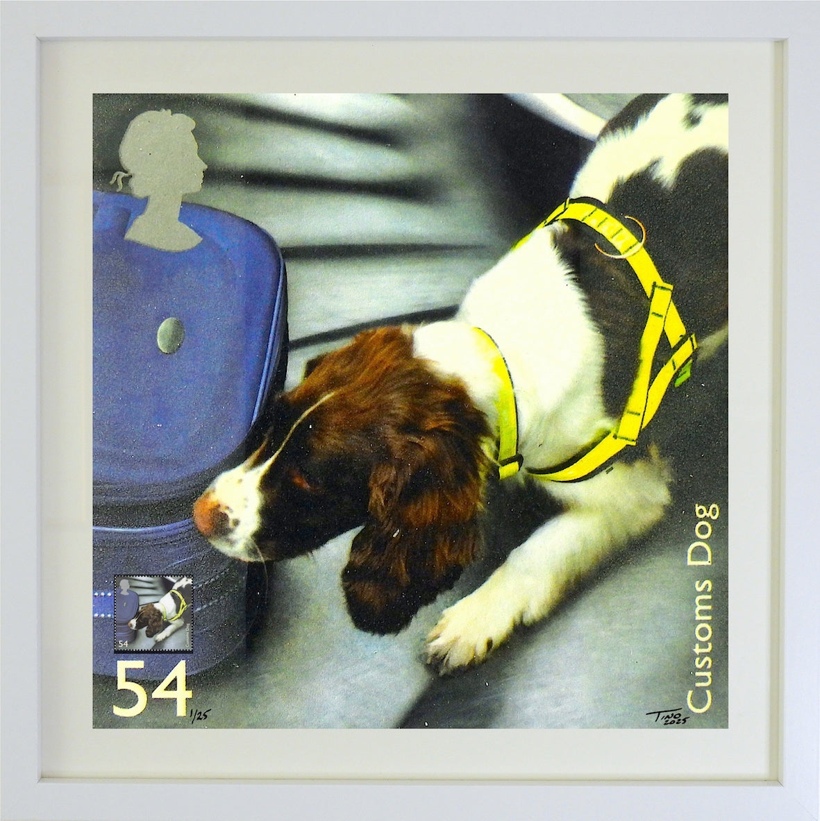 The 2008 Working Dogs Mint Stamp with Artwork - Customs Dog