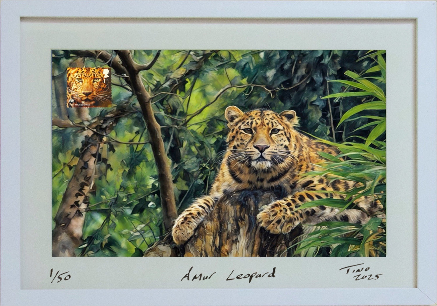 2011 WWF GB Mint Stamp with Limited Edition Pastel Prints