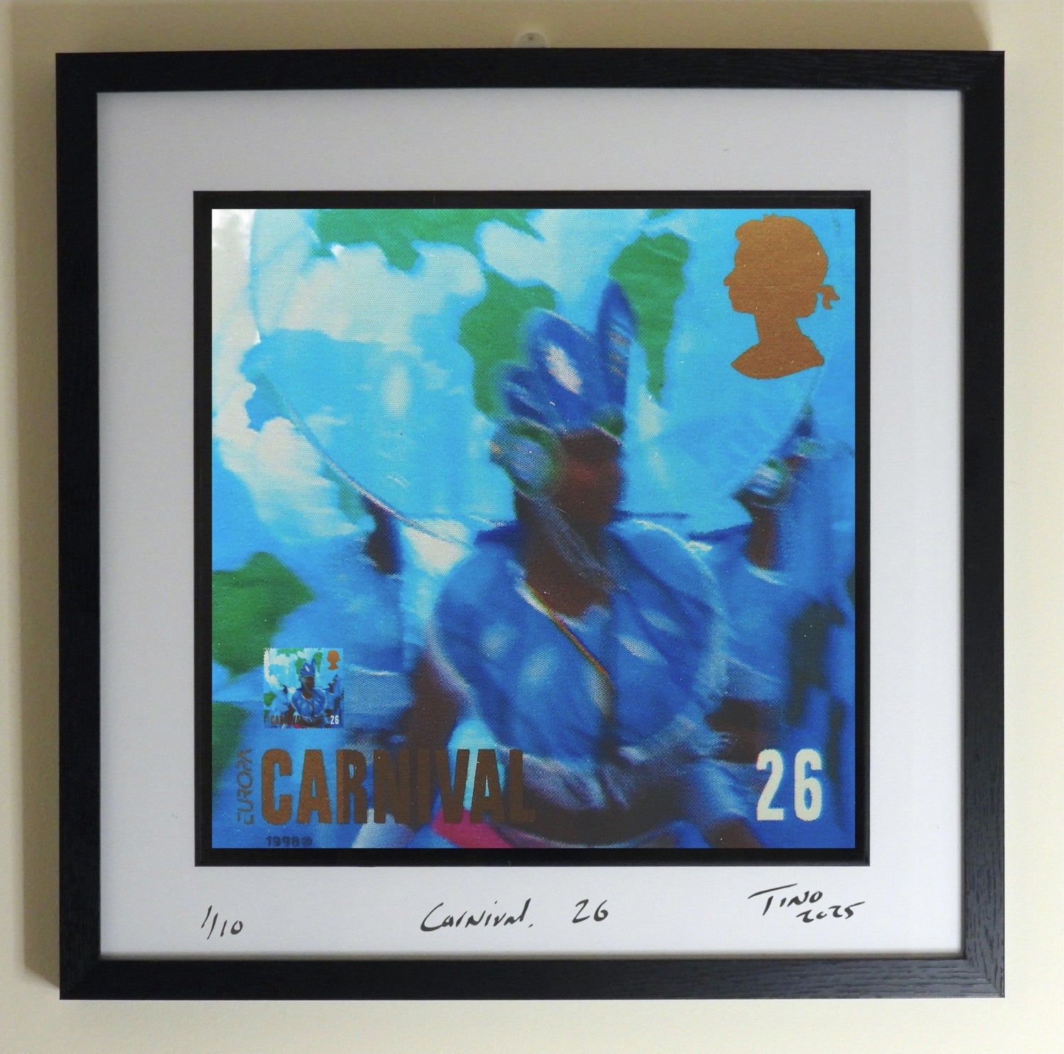 1998 GB Mint Stamp Wall Art - Carnival