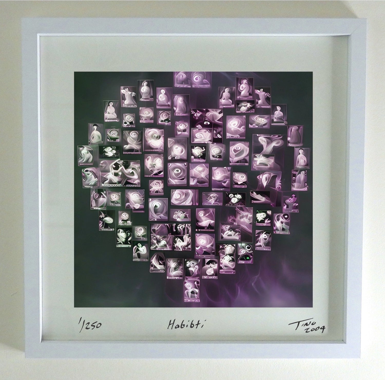 2004 Arabia Love Hearts Art Women & Flowers - Habibti