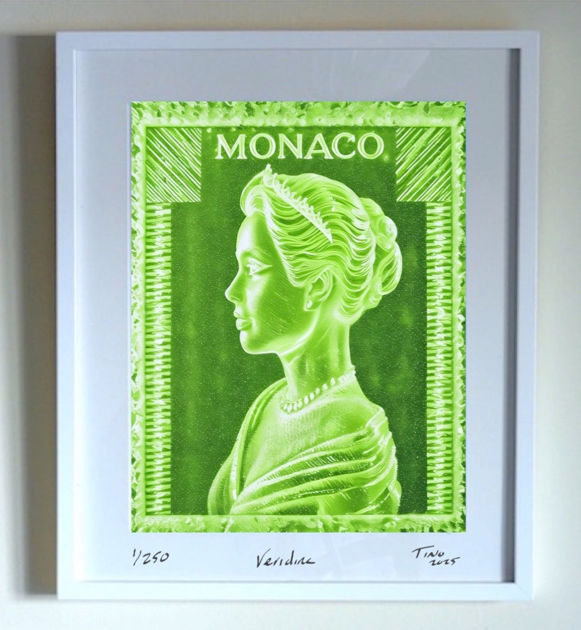 Monaco Grace Kelly 1957 Ice Art - Veridine