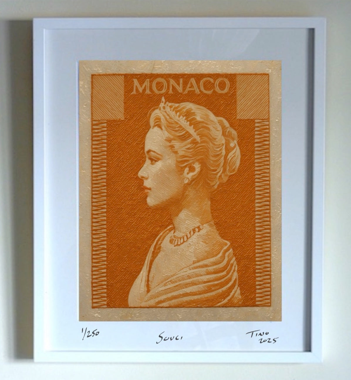 Monaco Grace Kelly 1957 Oil Art - Souci