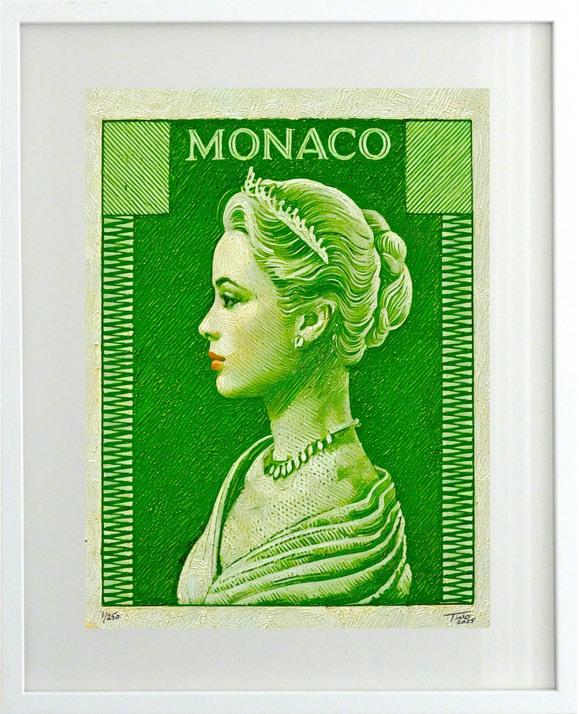 Monaco Grace Kelly 1957 Oil Art - Veridine