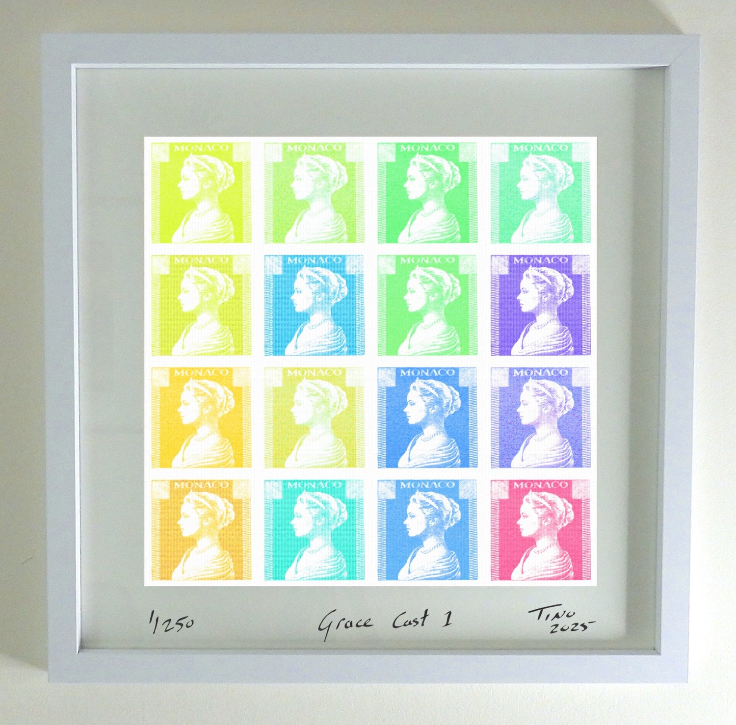 Monaco Grace Kelly 1957 Pop Art - Cast 1