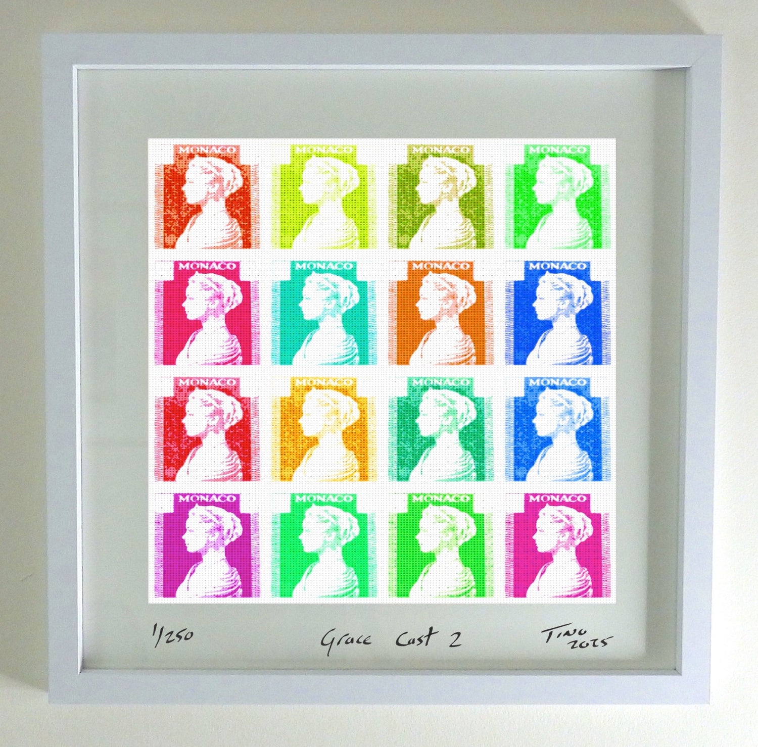 Monaco Grace Kelly 1957 Pop Art - Cast 2
