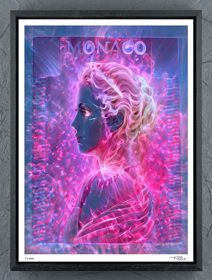 Monaco Grace Kelly 1957 Spectre Artwork - Vapour Blueberry