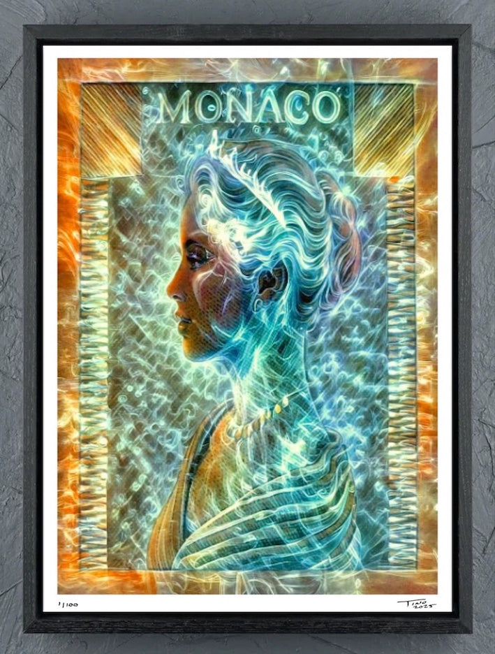 Monaco Grace Kelly 1957 Spectre Artwork - Vapour Moss