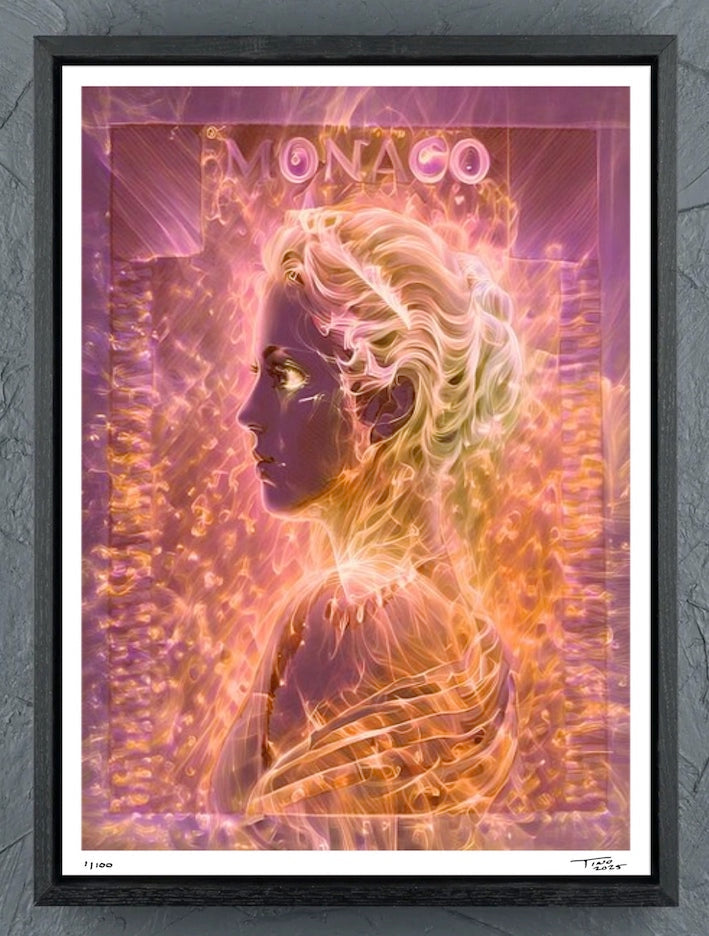 Monaco Grace Kelly 1957 Spectre Artwork - Vapour Mandarin