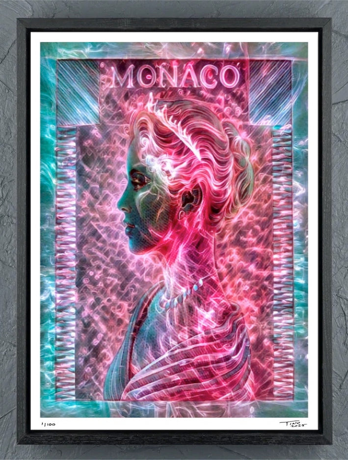 Monaco Grace Kelly 1957 Spectre Artwork - Vapour Cherry