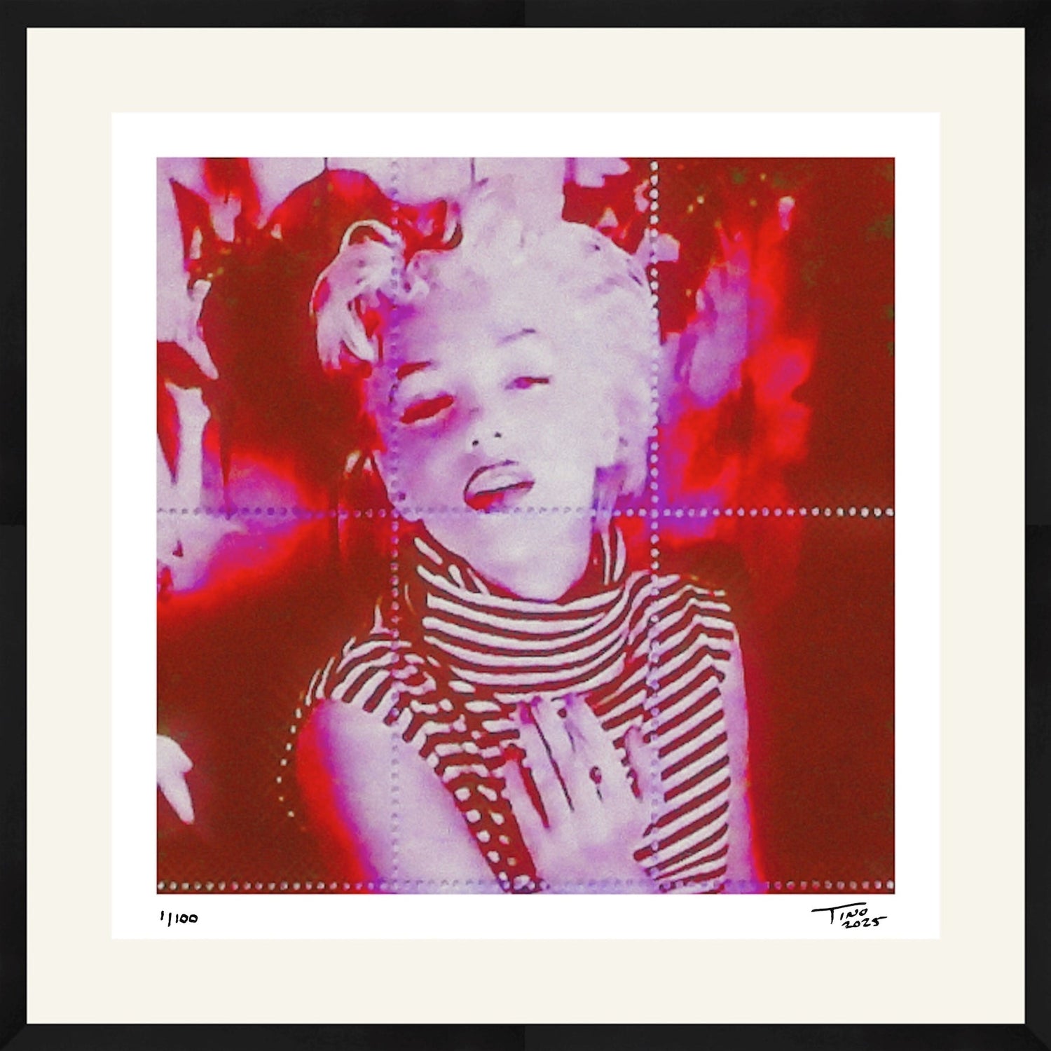 The Pop Artwork - Red & Violet