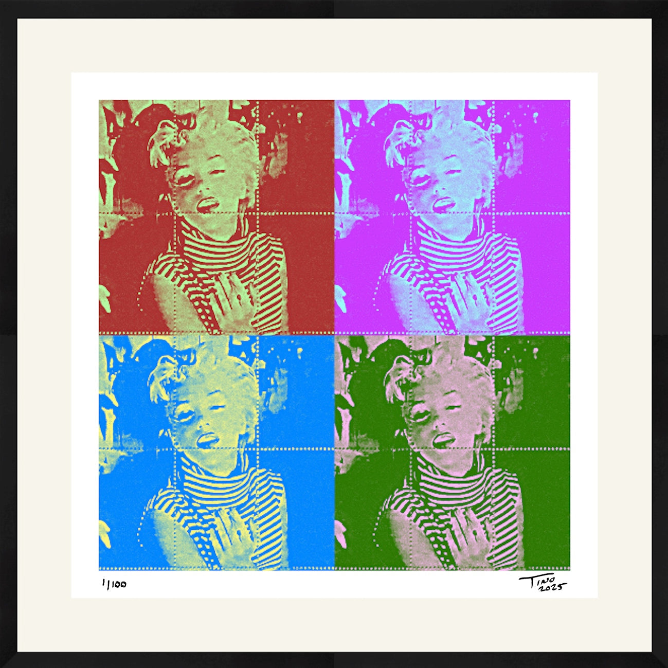 The Pop Artwork - Red & Pink & Blue & Green