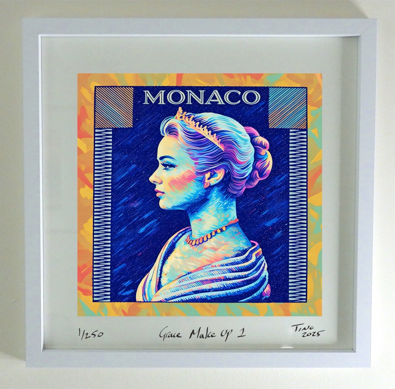 Monaco Grace Kelly 1957 Pop Art - Make Up 1