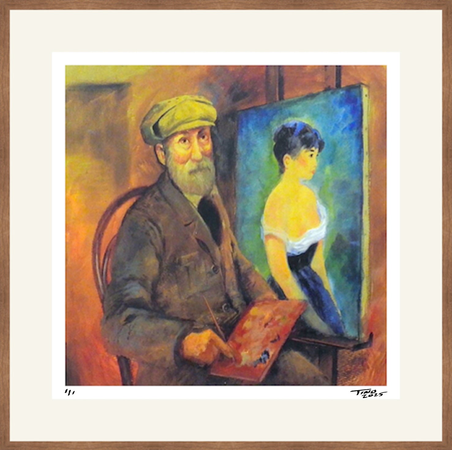 The Sumner Artwork Collections with Lithograph & Mint Stamps - Centenary of Renoir's Visit