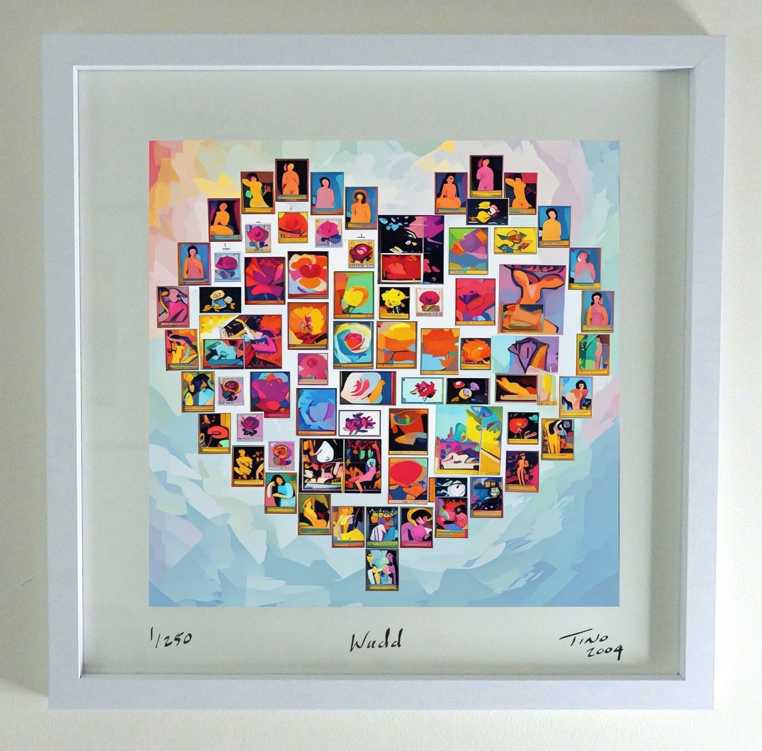 2004 Arabia Love Hearts Art Women & Flowers - Wudd