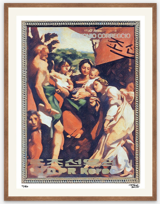 The 1983 North Korea 450th Anniversary of Antonio Correggio - The Morning Parma v4b