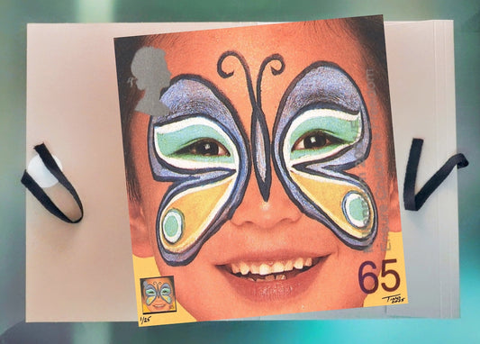 The Hopes for the Future Artwork with Mint Stamp - Ensure Childrens Freedom