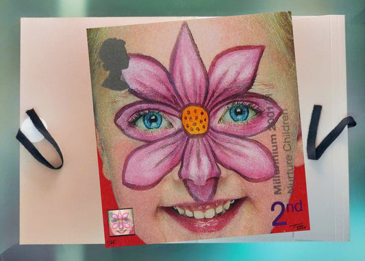 The Hopes for the Future Artwork with Mint Stamp - Nurture Children