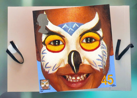 The Hopes for the Future Artwork with Mint Stamp - Teach Children