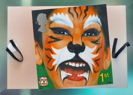 The Hopes for the Future Artwork with Mint Stamp - Listen To Children