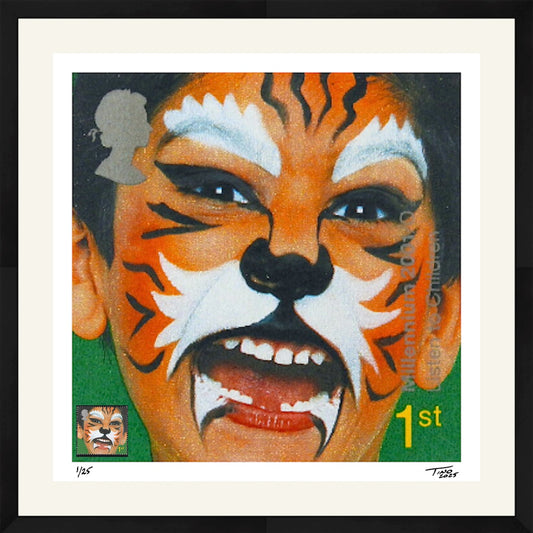 The Hopes for the Future Artwork with Mint Stamp - Listen To Children