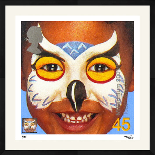 The Hopes for the Future Artwork with Mint Stamp - Teach Children