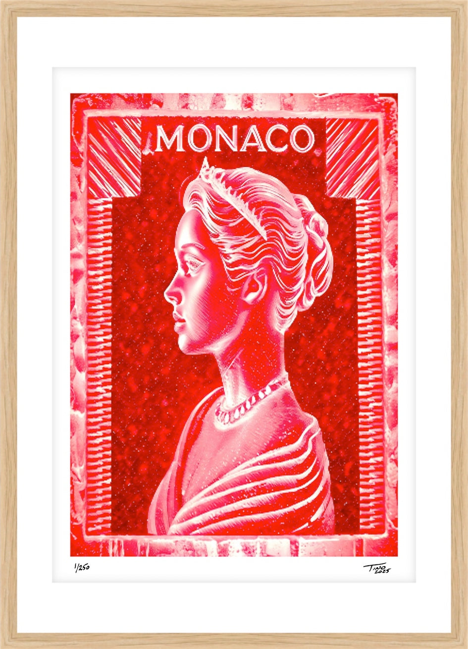 Monaco Grace Kelly Ice Artwork - Ceylau
