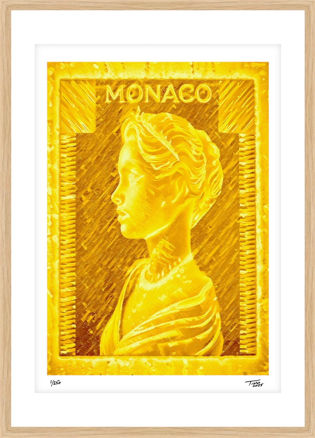 Monaco Grace Kelly Ice Artwork - Jonguille