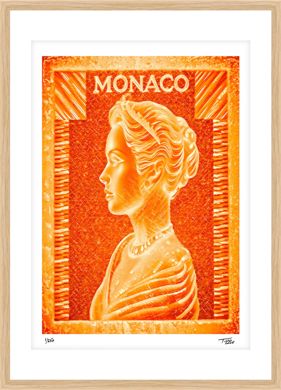 Monaco Grace Kelly Ice Artwork - Souci