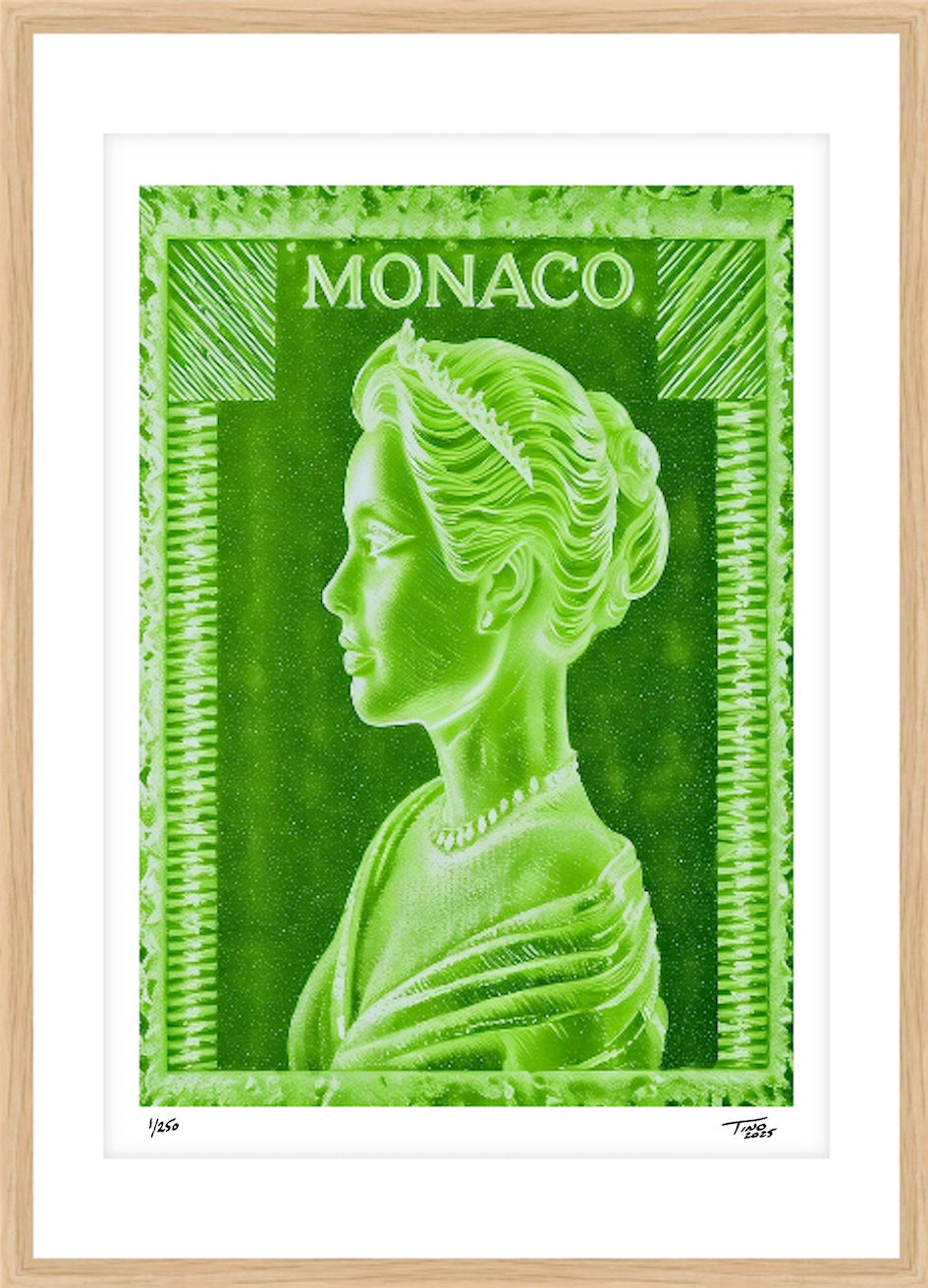 Monaco Grace Kelly Ice Artwork - Veridine
