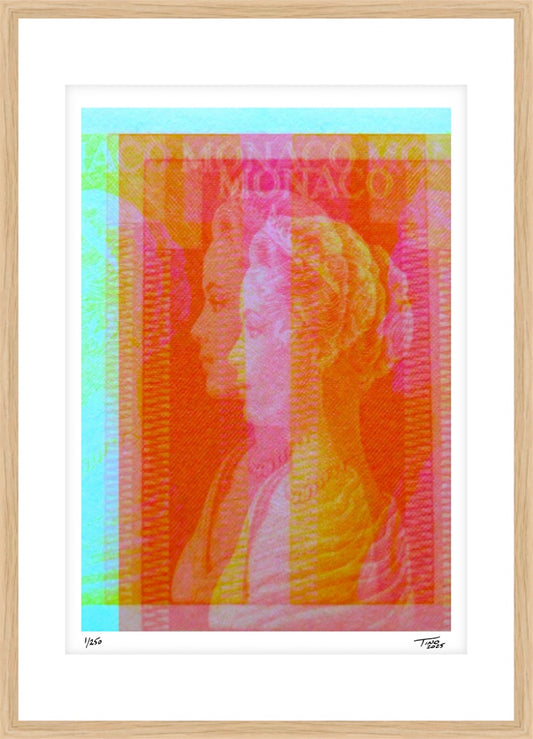 Monaco Grace Kelly Holga Artwork - Rose Neutre