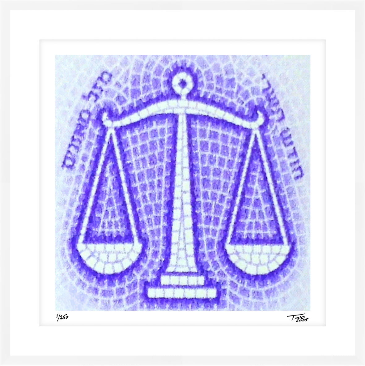 The Israel Zodiac Artwork - Libra