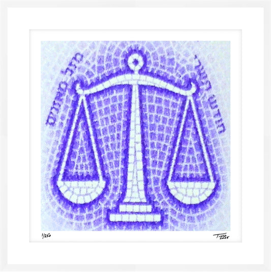 The Israel Zodiac Artwork - Libra