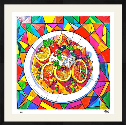 The Cubist Kitchen Artworks - The Orange Piece