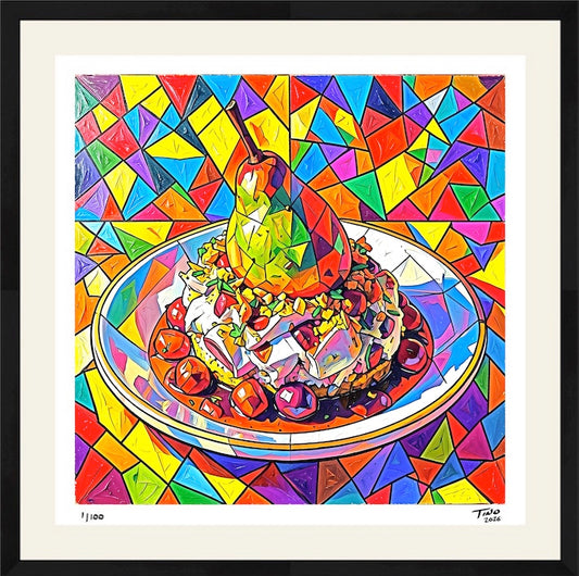The Cubist Kitchen Artworks - The Pear Piece