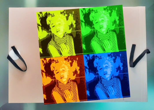 The Pop Artwork - Yellow & Green & Orange & Blue