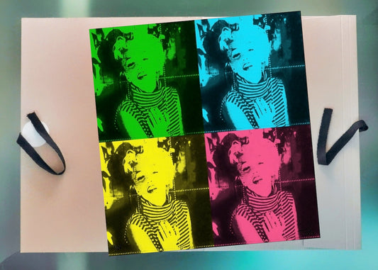 The Pop Artwork - Green & Blue & Yellow & Pink