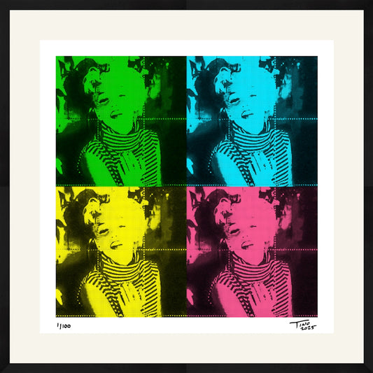 The Pop Artwork - Green & Blue & Yellow & Pink