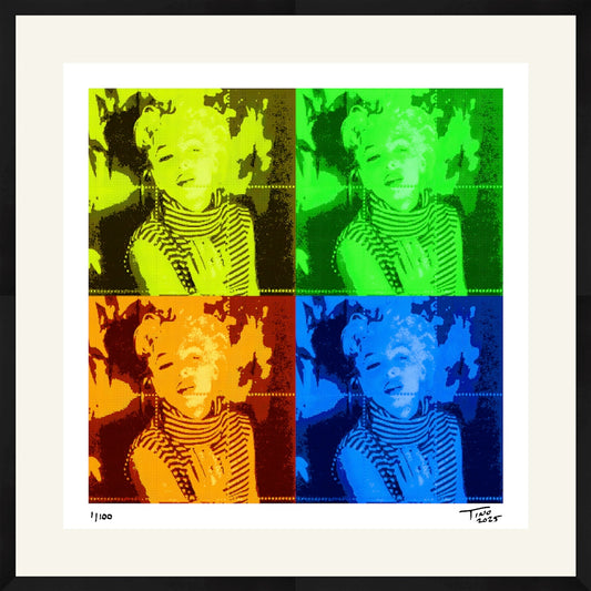 The Pop Artwork - Yellow & Green & Orange & Blue