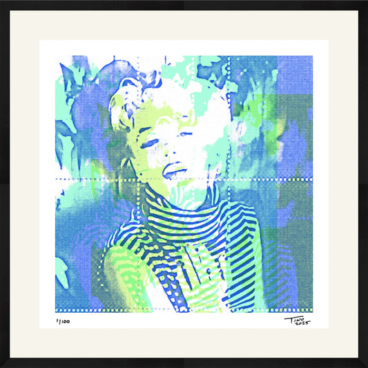 The Pop Artwork - Aqua & Green & Lilac
