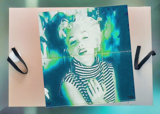 The Pop Artwork - Aqua Blue & Green