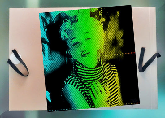 The Pop Artwork - Blue & Green & Yellow Dots